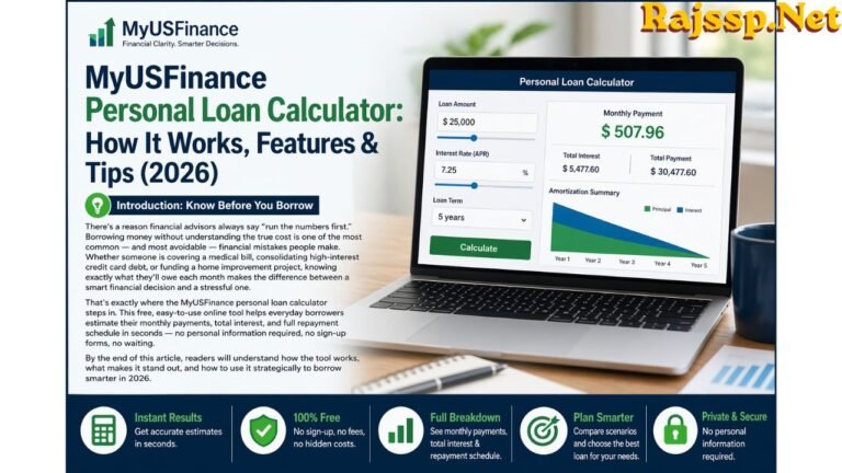 MyUSFinance Personal Loan Calculator