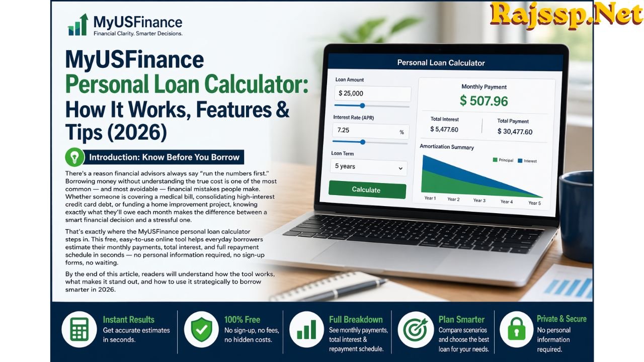 MyUSFinance Personal Loan Calculator